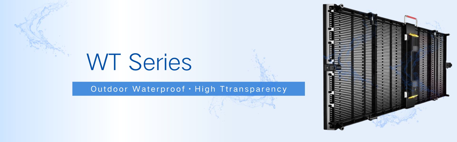 Outdoor transparent screen