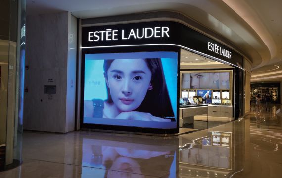 Commercial curved led display