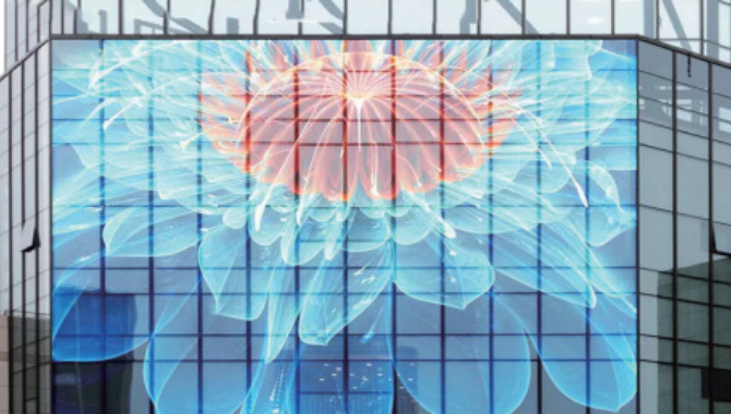 Crystal film led display screen