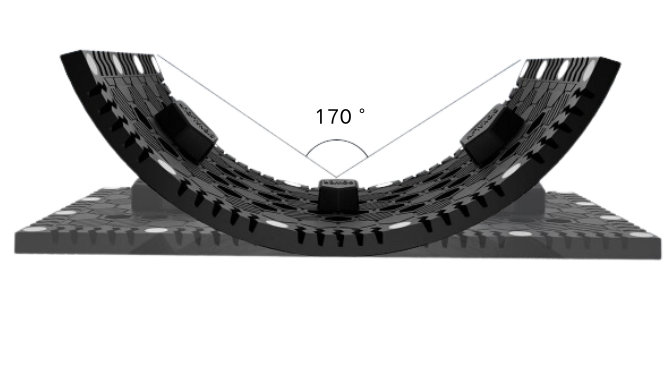 Module bending Angle is large