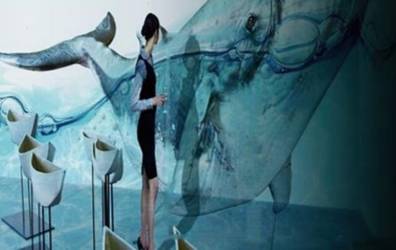 The brightness is low and the picture is shadowing