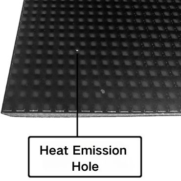 heat emission hole