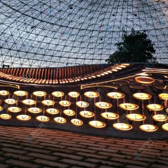 minrayled arc curved led display