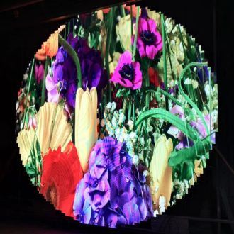 round led display application