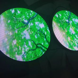 round led display application