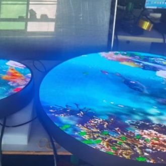 round led display application