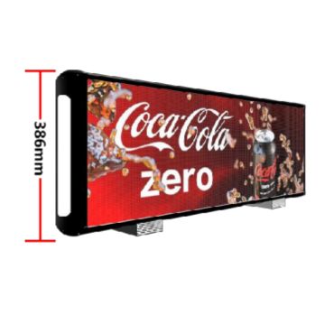 taxi roof led display height