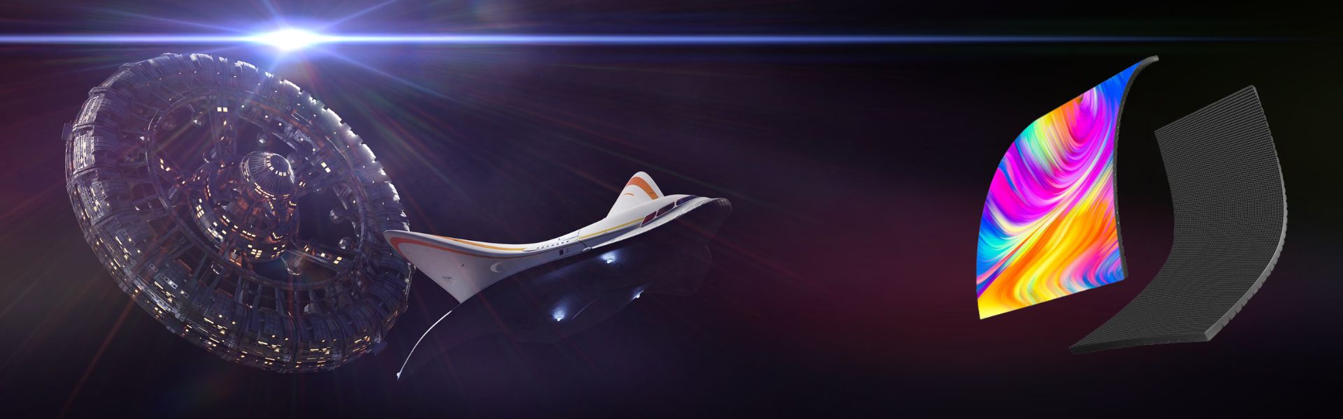 indoor flexible led display banner