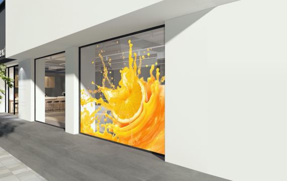 led invisible screen high light