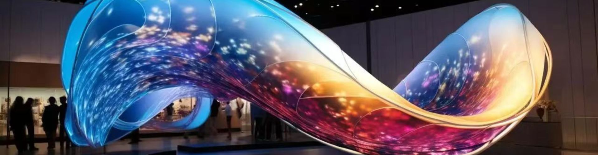 Creative led display banner