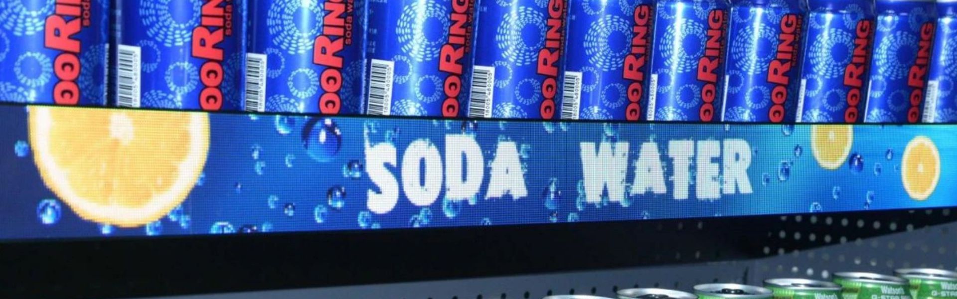 shelf led display banner
