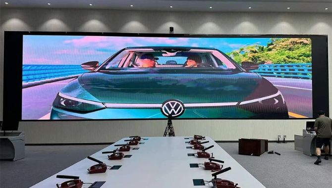 Car 4S shop led display selection