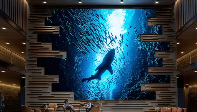 Hotel led display selection