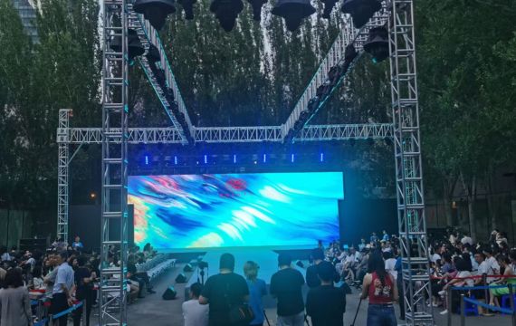 Music Live in concert outdoor led display