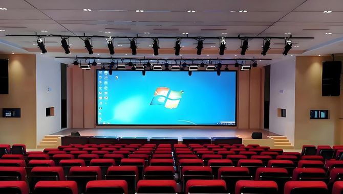 School led display installation