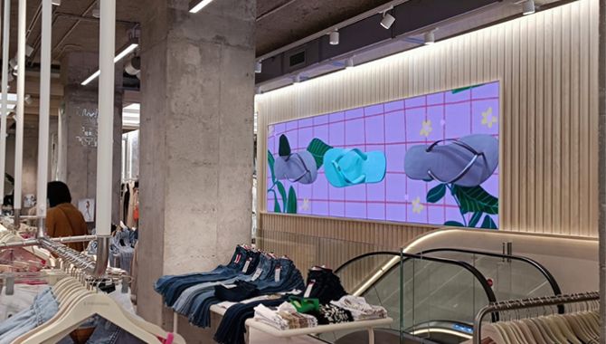 Supermarket led display function