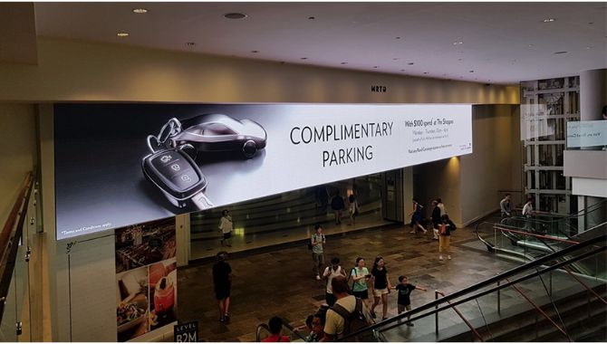 Supermarket led display selection