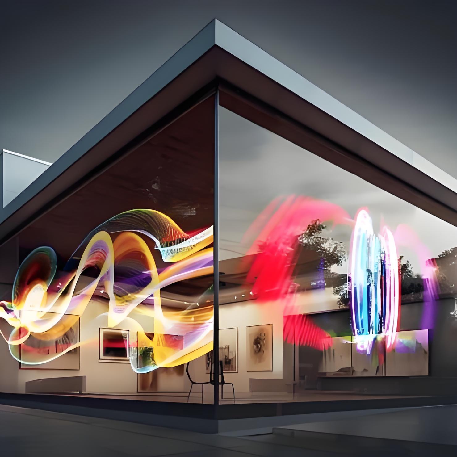 led holographic transparent screen